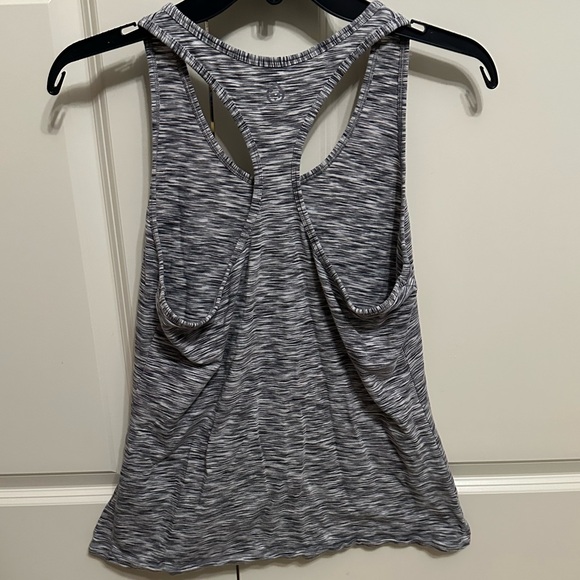 TASC Gray Racerback Tank Top - Picture 2 of 4